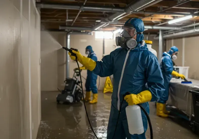 Basement Sanitization and Antimicrobial Treatment process in Arivaca Junction, AZ