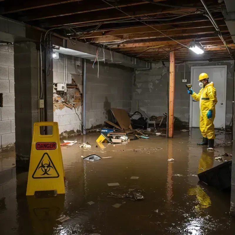 Flooded Basement Electrical Hazard in Arivaca Junction, AZ Property